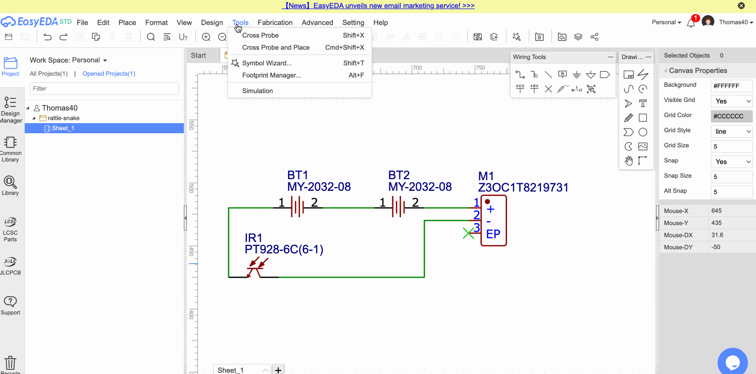 conver to schematic